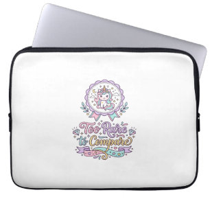 Einhorn zu selten, um süßes Pastell-T-Shirt zu ver Laptopschutzhülle
