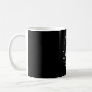 Einhorn Zucker-Schädel Mexikanische Kunst, Weihnac Kaffeetasse