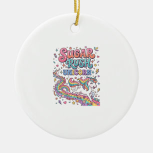 Einhorn Zuckerrausch Einhorn Kawaii Marktplatz Kun Keramik Ornament