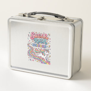Einhorn Zuckerrausch Einhorn Kawaii Marktplatz Kun Metall Brotdose