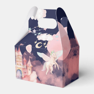 Einhornabendschloss Geburtstagsparty/magische Burg Geschenkschachtel