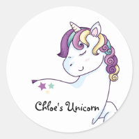 Einhornaufkleber, Klassendekor, Einhorn