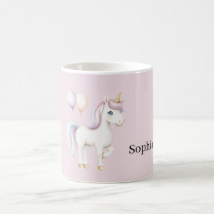 Einhornballons Kaffeetasse