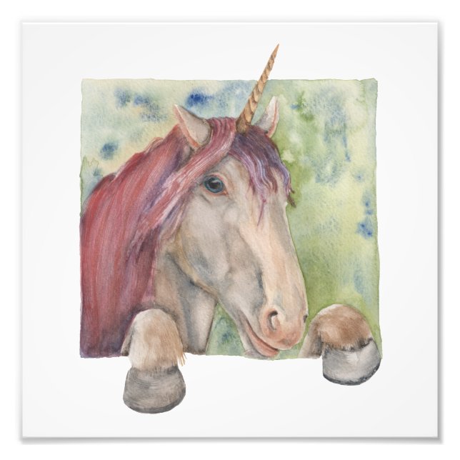 Einhorndrucke für Foto (Vorne)