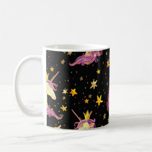Einhorndruckerin: Aquarellmärchen Kaffeetasse