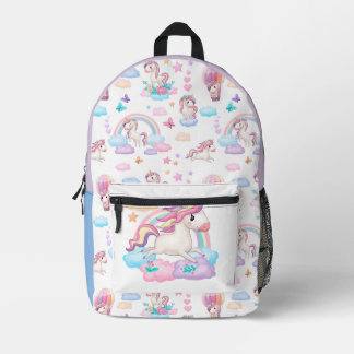 Einhörner Bedruckter Rucksack