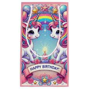 Einhörner der Regenbogenköniglichen Kleine Geschenktüte