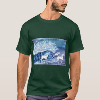 Einhörner im Meermädchen T-Shirt