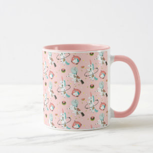 Einhörner im Raum-Muster Tasse