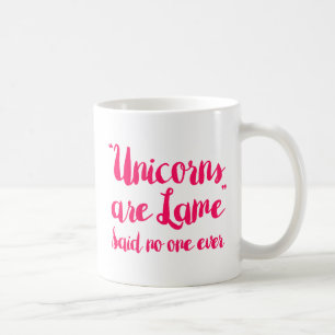 Einhörner sind der Lamé, der überhaupt niemande Kaffeetasse