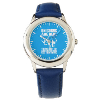 Einhörner sind echt - sie sind Rhinos - Funny Nove Armbanduhr