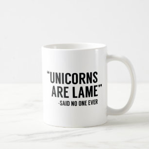 Einhörner sind lahm kaffeetasse