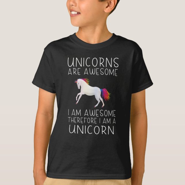 Einhörner sind phantastisch - ich bin phantastisch T-Shirt (Vorderseite)
