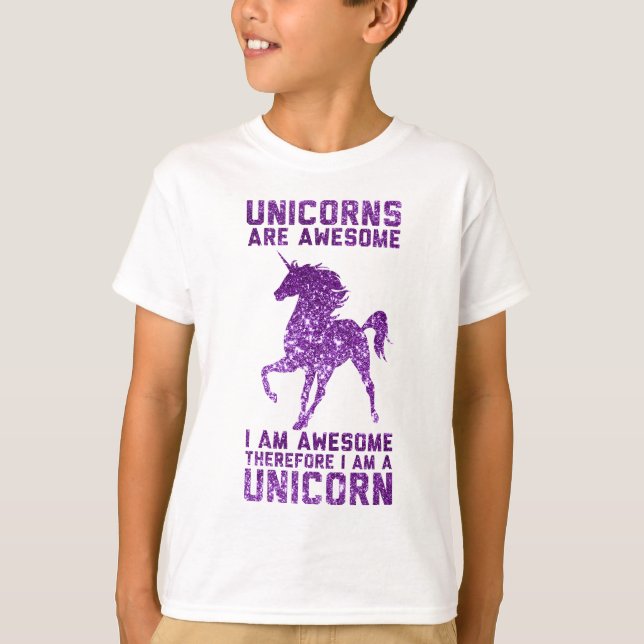 Einhörner sind Phantastisch T-Shirt (Vorderseite)