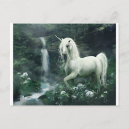 Einhornfantasie Postkarte