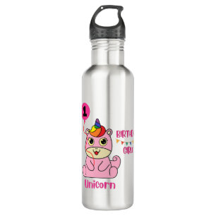 Einhorngeburt Edelstahlflasche