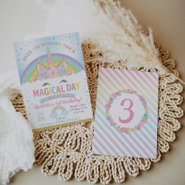 Einhorngeburtstag Einladung, Einhorn Party einlade Einladung