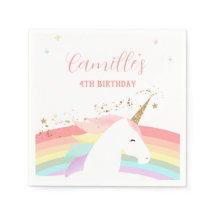 Einhorngeburtstagsfeier Einladung Regenbogen moder