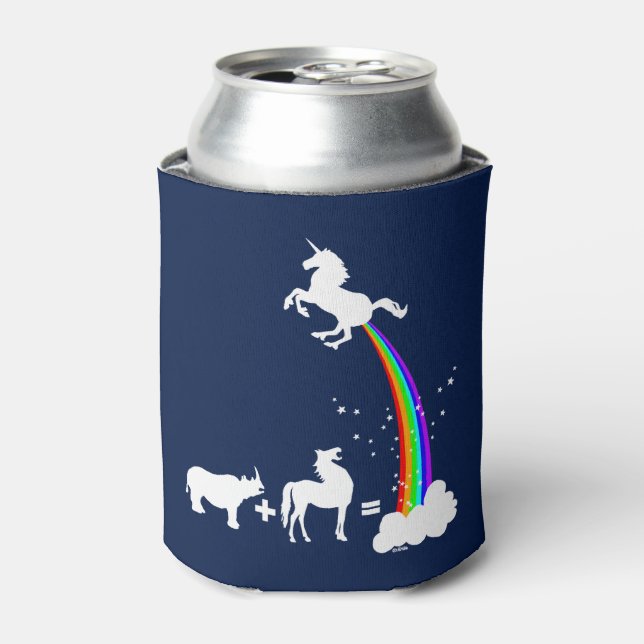 Einhornherkunft Dosenkühler (Kanne Vorderseite)