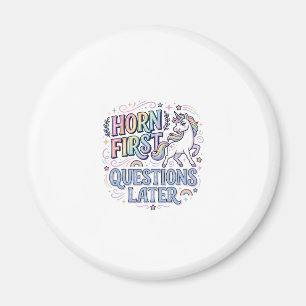 Einhornhorn Erste Fragen Später Liebenswerte Aufkl Magnet