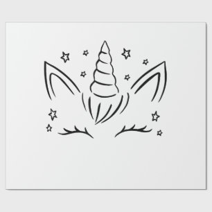 Einhornhorn Sterne Zum Färben Spaß DIY Mach Es Sel Geschenkpapier