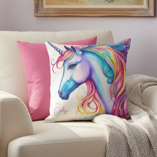 Einhornkissen mit Individuelle Name Kissen
