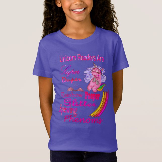 Einhornlesegeräte sind Super Duper T-Shirt (Vorderseite)