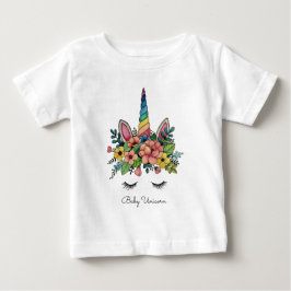 Einhornlinsen mit Regenbogenhaut Baby T-shirt