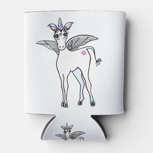 Einhornmagie Dosenkühler (Vorderseite)