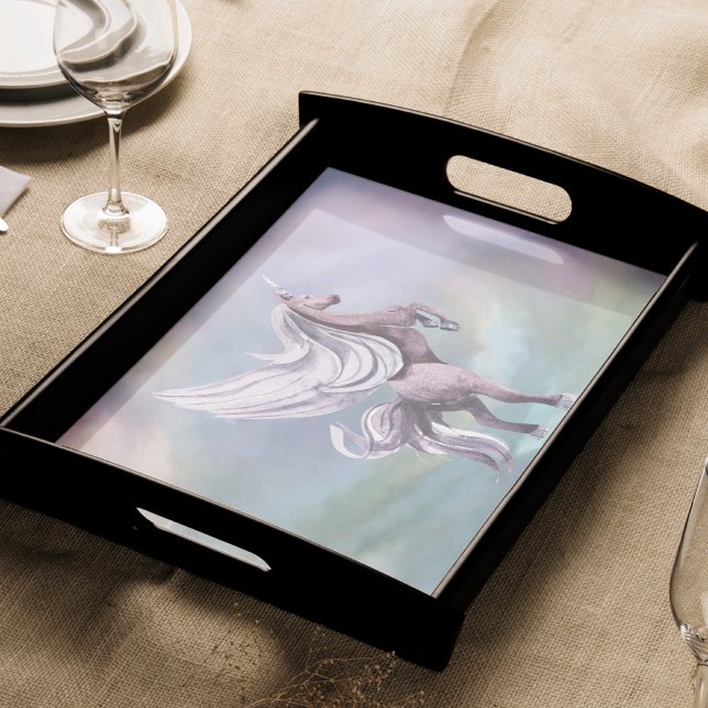 Einhornmagie | Farbenfrohe Pasta Fantasy Wasserfar Seidenpapier (Von Creator hochgeladen)