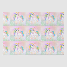Einhornmagie fliegendes Pferd magische Einhornflie Seidenpapier
