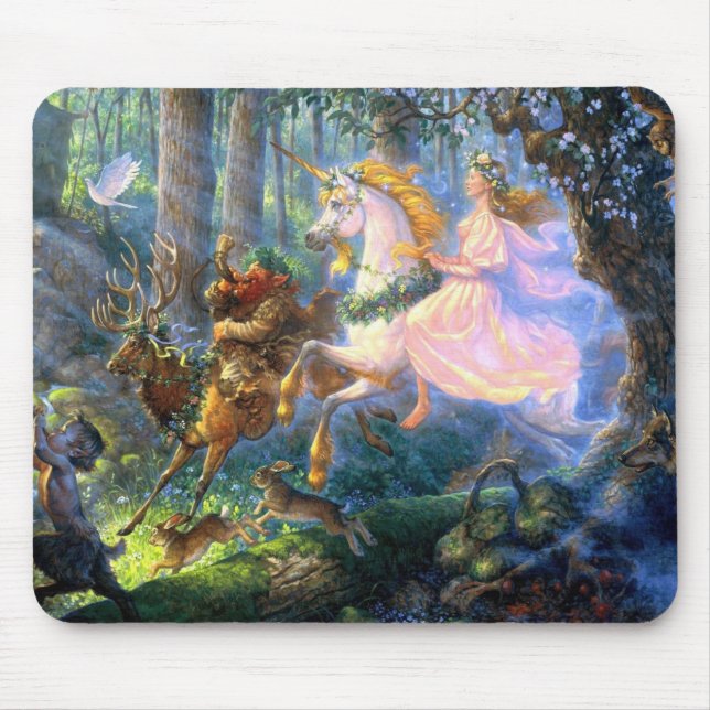 Einhornmärchen Mousepad (Vorne)
