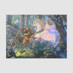 Einhornmärsche Seidenpapier