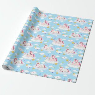 Einhornpapier für Muster Geschenkpapier