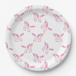 Einhornpapierplatte Pappteller