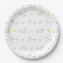 Einhornpapierplatte