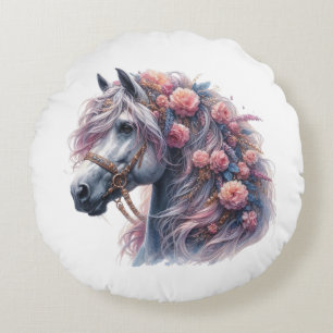 Einhornpolster Rundes Kissen