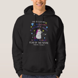 Einhornpony sie ist in Leggings bedeckt Oversized Hoodie