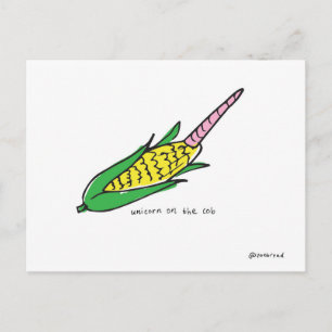 Einhornpostkarte Postkarte