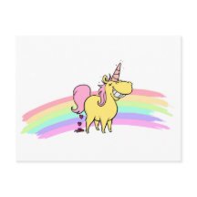 Einhornpostkarte