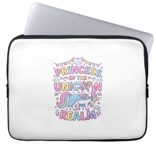 Einhornprinzessin des Einhorn-Reichs Charmantes PO Laptopschutzhülle