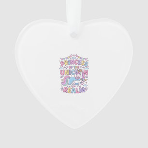 Einhornprinzessin des Einhorn-Reichs Charmantes PO Ornament