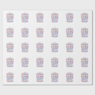 Einhornprinzessin des Einhornreichs Charmantes POD Geschenkpapier