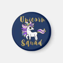 Einhornscheibe, farbenfrohe Pony Magnet