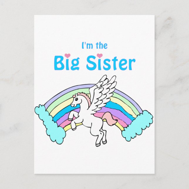 Einhornschwester Postkarte (Vorderseite)