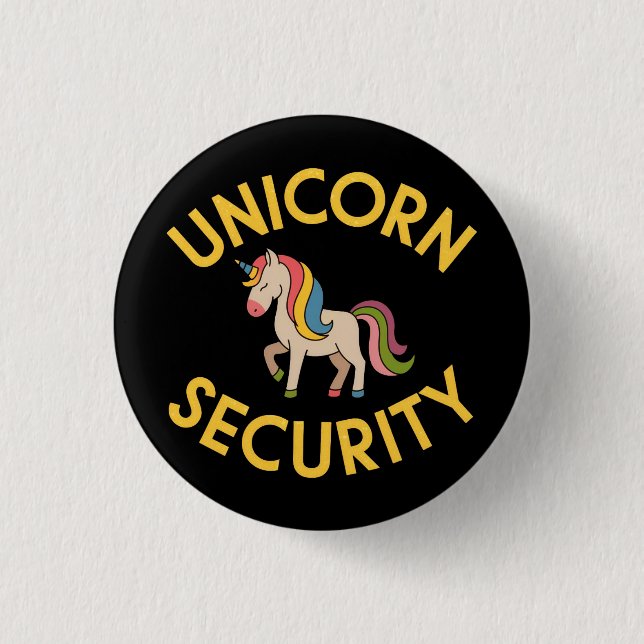 Einhornsicherheit: Behalt der Magic Safe mit einer Button (Vorderseite)