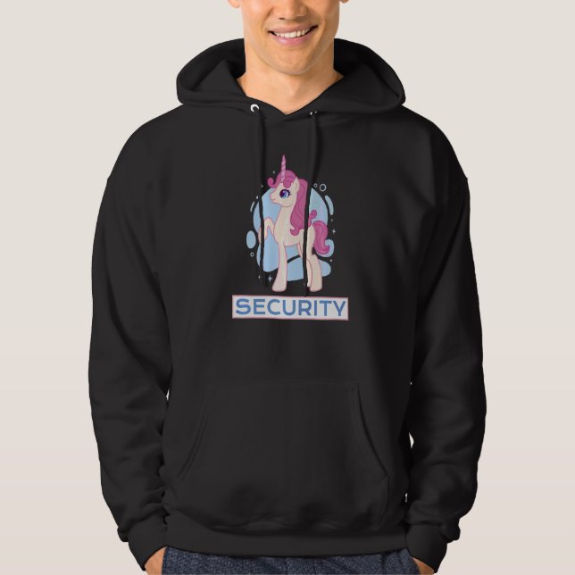 Einhornsicherheit Hoodie (Vorderseite)