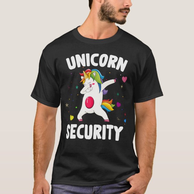 Einhornsicherheit T-Shirt (Vorderseite)