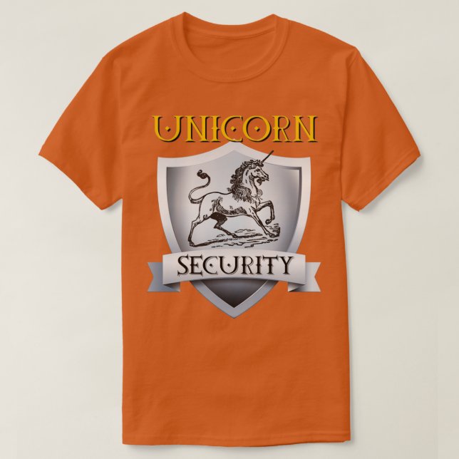 Einhornsicherheit T-Shirt (Design vorne)