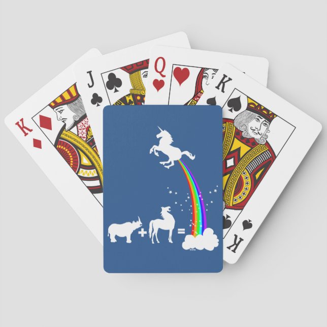 Einhornursprung Spielkarten (Rückseite)